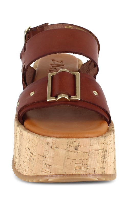 Zigi Belixy Platform Sandal In Tan