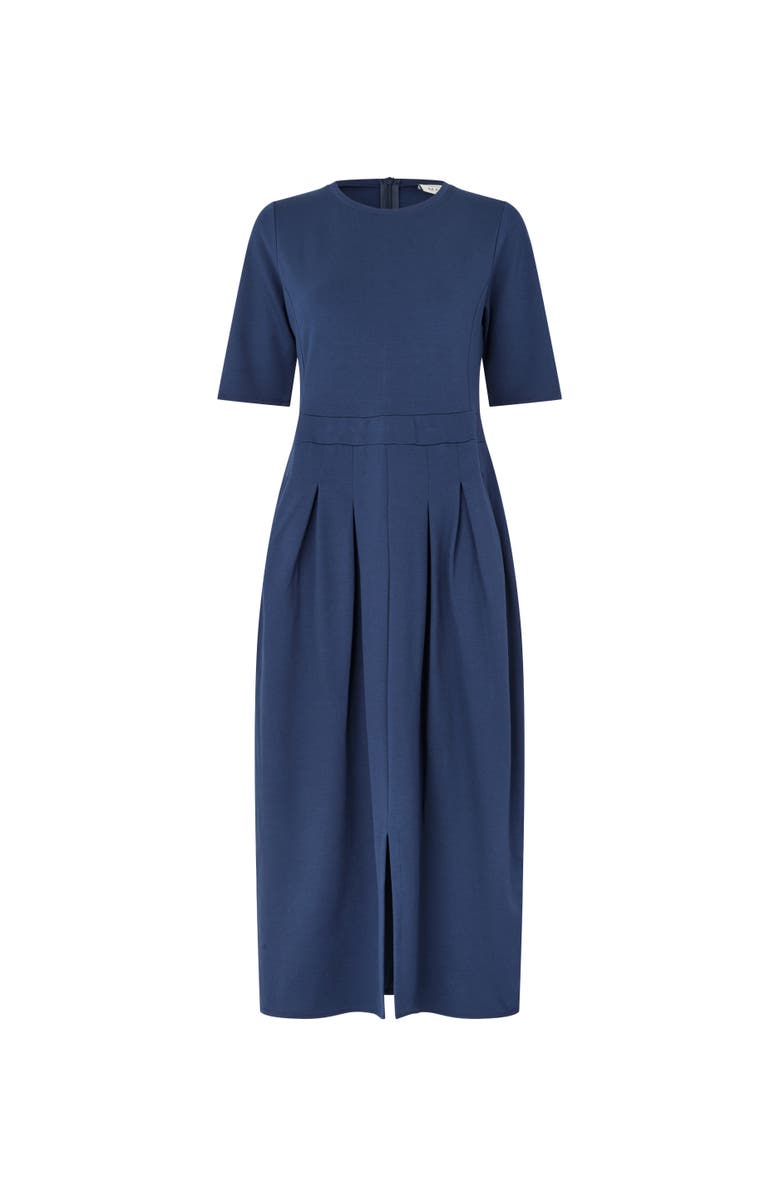 Masai Copenhagen MaNaelisa Pleated Midi Dress, Alternate, color, Navy Blazer