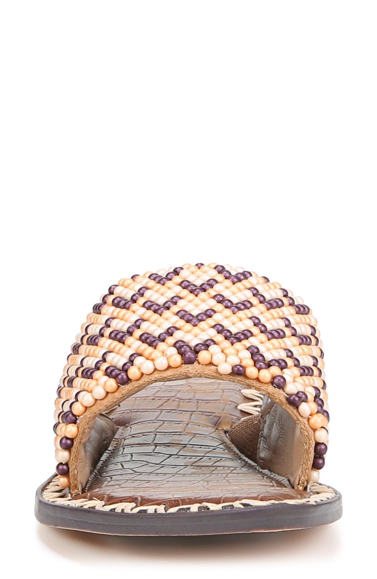 Gunner Slide Sandal, Alternate, color, LIGHT BROWN MULTI