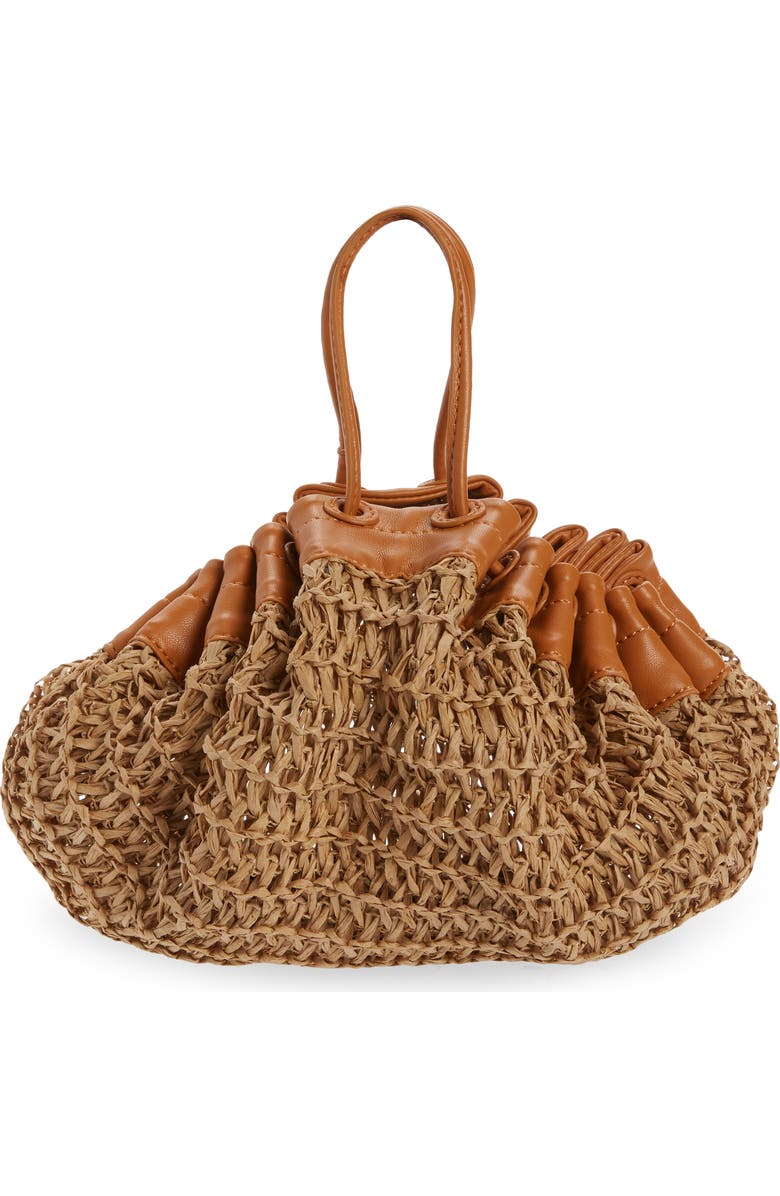 Simon Miller Straw Scrunch Bag, Alternate, color,