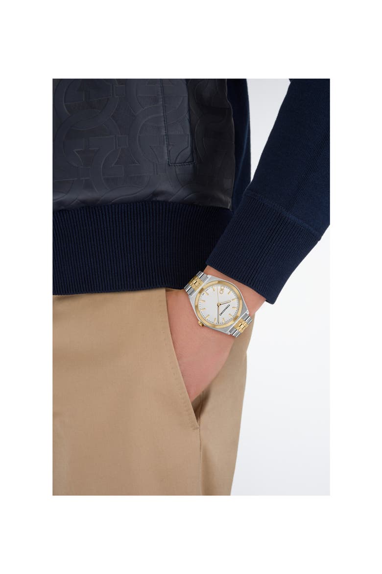 Vega Bracelet Watch, 40mm, Alternate, color, TWO TONE