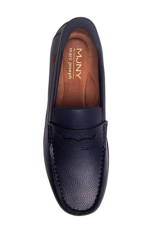 Marc Joseph New York John Street Hands Free Technology Leather Penny Loafer In Brown