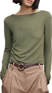 MANGO Boatneck Top