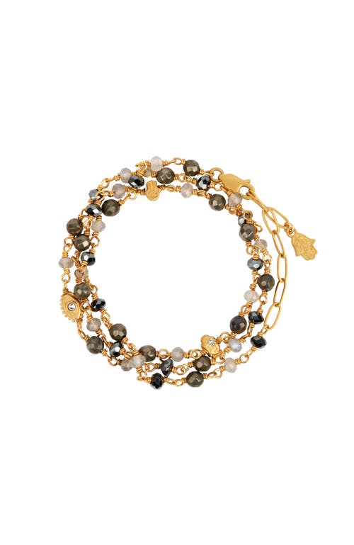 Karma And Luck Energetic Spirit In Dark Grey/grey/gold