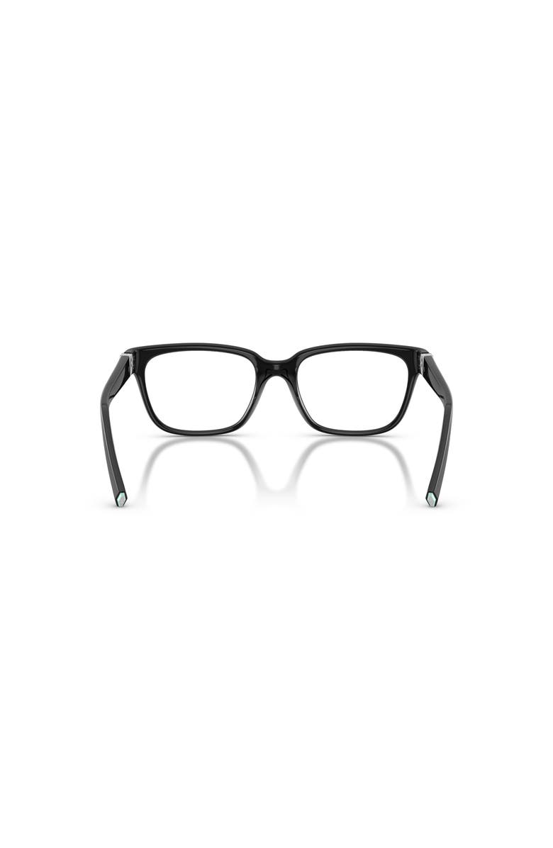 Tiffany & Co. 52mm Rectangle optical glasses, Alternate, color, Black