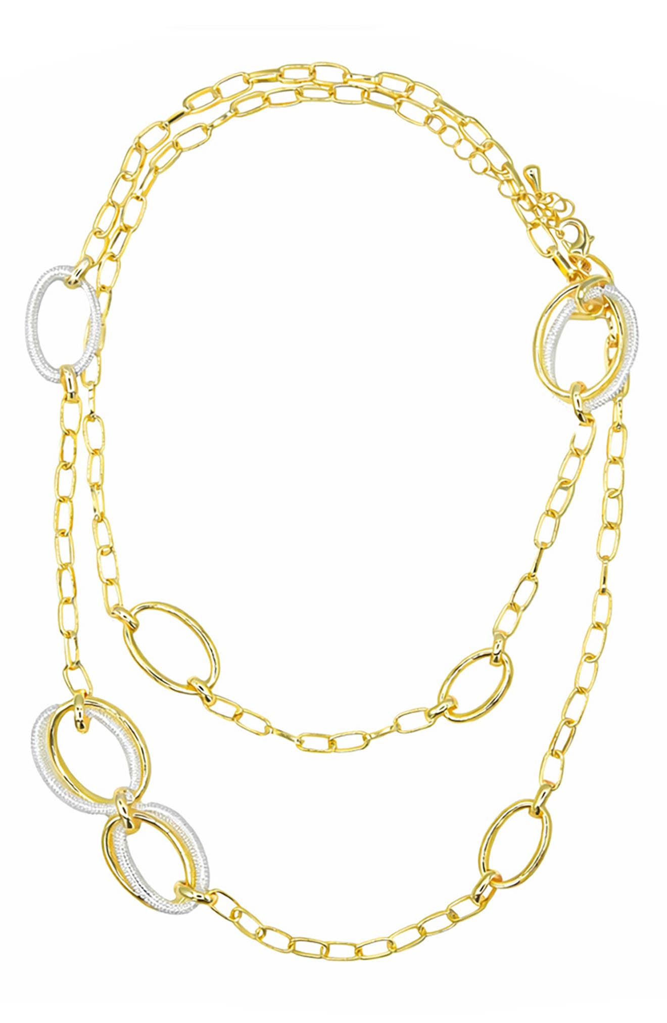 Granduer Link Layered Necklace