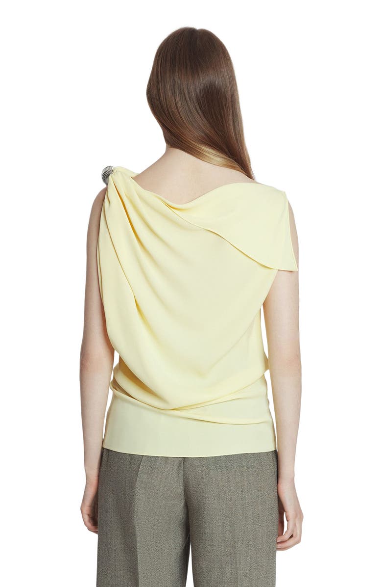 Lanvin ARPÈGE RING DRAPED TOP IN CADY, Alternate, color, 