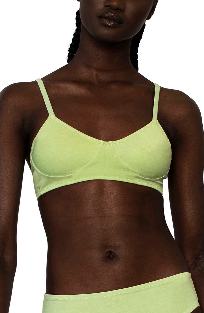 NICO Plant Dyed Organic Cotton Full Cup Wire Free Bra, Alternate, color,