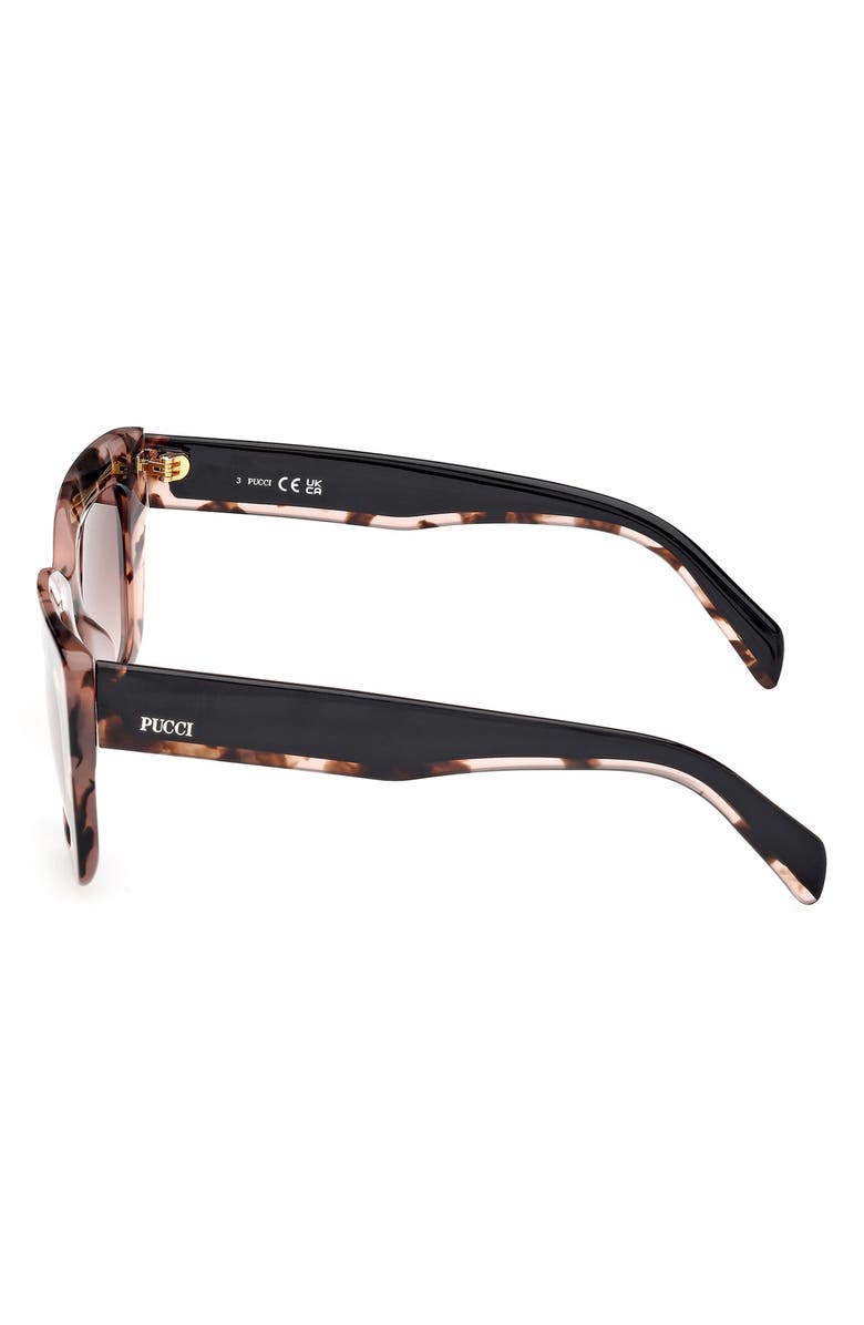 Emilio Pucci 54mm Square Sunglasses, Alternate, color, 