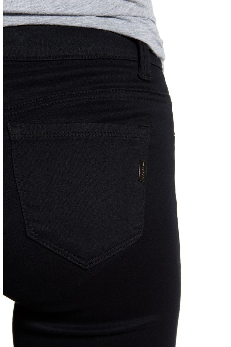 Butter High Waist Ankle Straight Leg Jeans, Alternate, color, BLACK