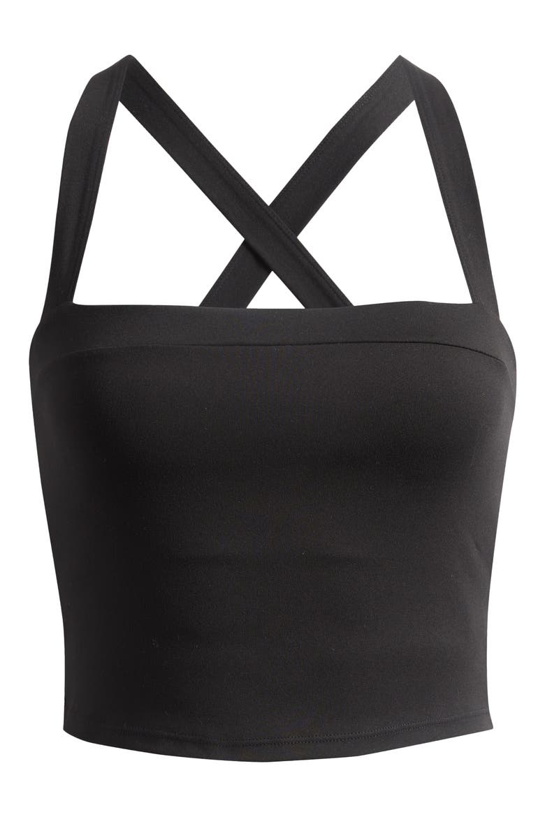 Square Neck Tank, Alternate, color, METEORITE