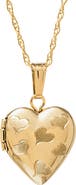 Mignonette 14k Gold Heart Locket Necklace