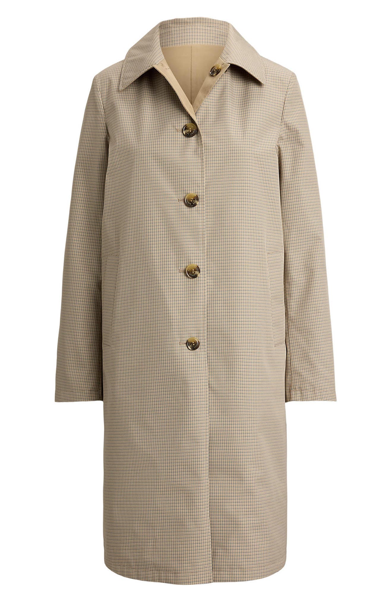 Reversible Balmacaan Raincoat (Women) | Nordstrom