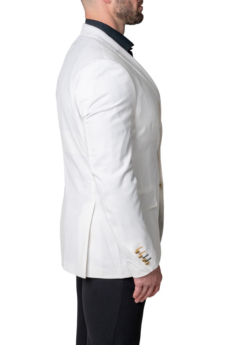 Descartes Classic White Sport Coat, Alternate, color, WHITE