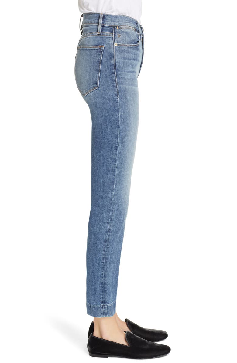 FRAME Le High Wide Hem Ankle Straight Leg Jeans, Alternate, color, Nomad