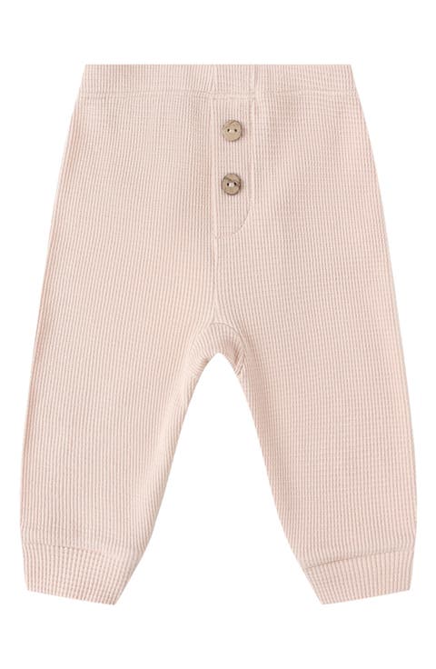 Kids' Organic Cotton Blend Thermal Leggings