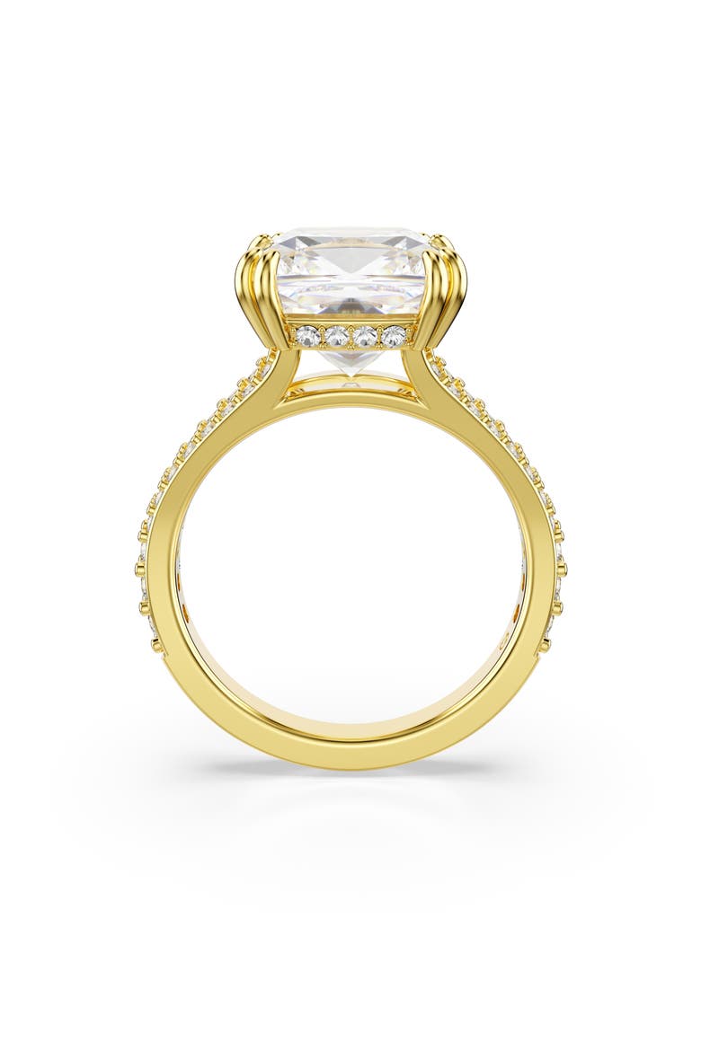 Stilla Crystal Cocktail Ring, Alternate, color, WHITE/ GOLD