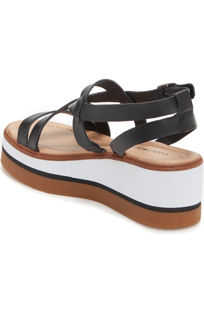 Lucky Brand Ticey Platform Wedge Sandal, Alternate, color,