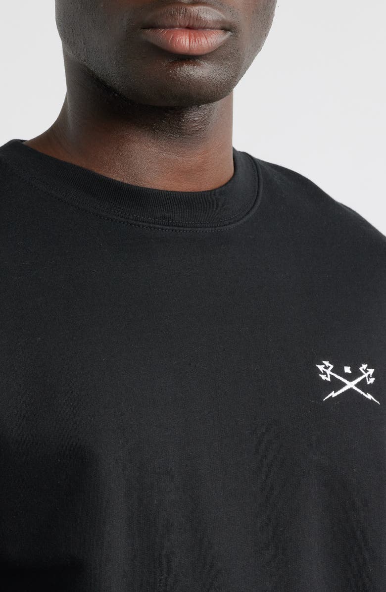 DARK SEAS Go-To II Fleece Sweatshirt, Alternate, color, Black