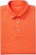Mizzen+Main Versa Trim Fit Stripe Performance Polo