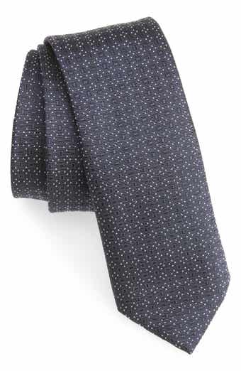 BOSS Geometric Jacquard Tie