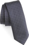 BOSS Geometric Jacquard Tie