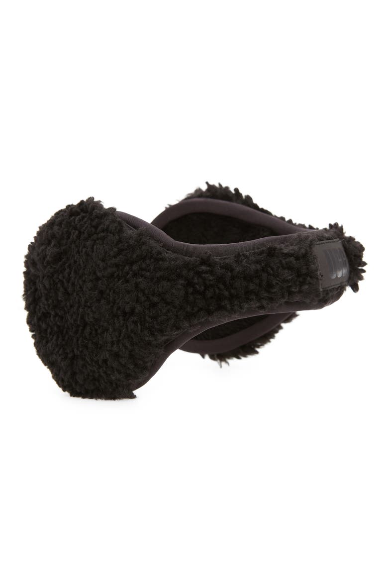 Behind the Head Fleece Earmuffs, Main, color, BLACK