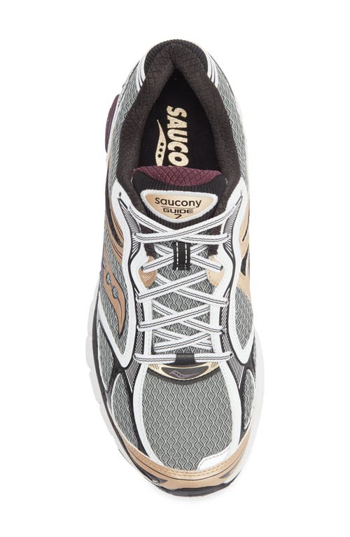 Saucony Gender Inclusive Progrid Guide 7 Sneaker In Multi