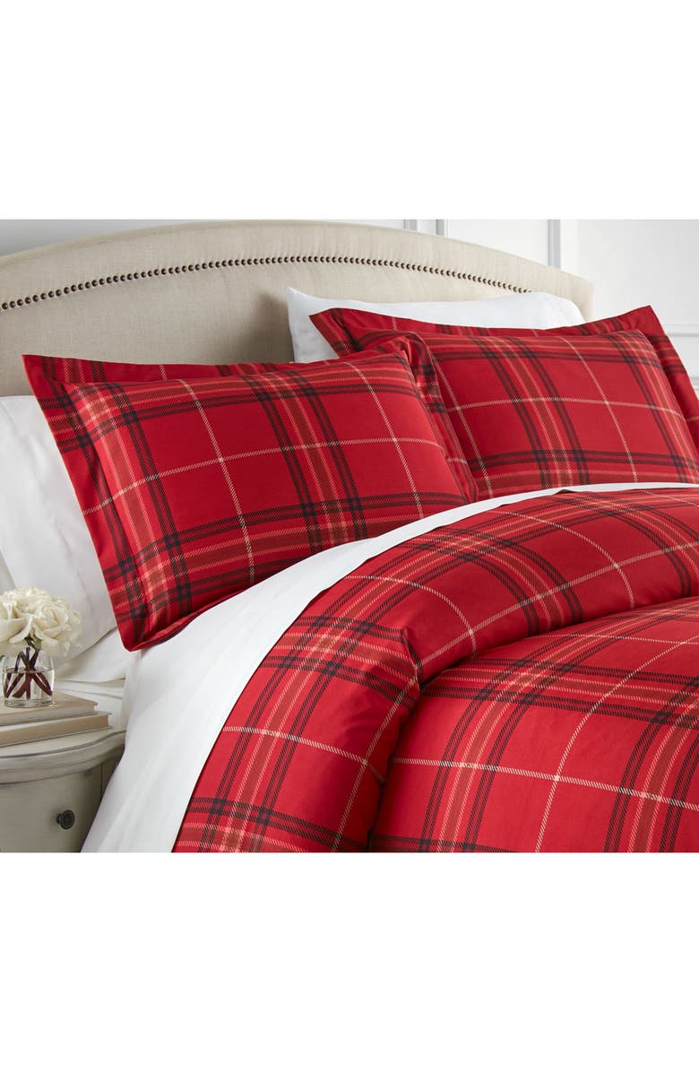 SOUTHSHORE FINE LINENS Premium Quality Vilano Springs Comforter Set, Main, color, Red