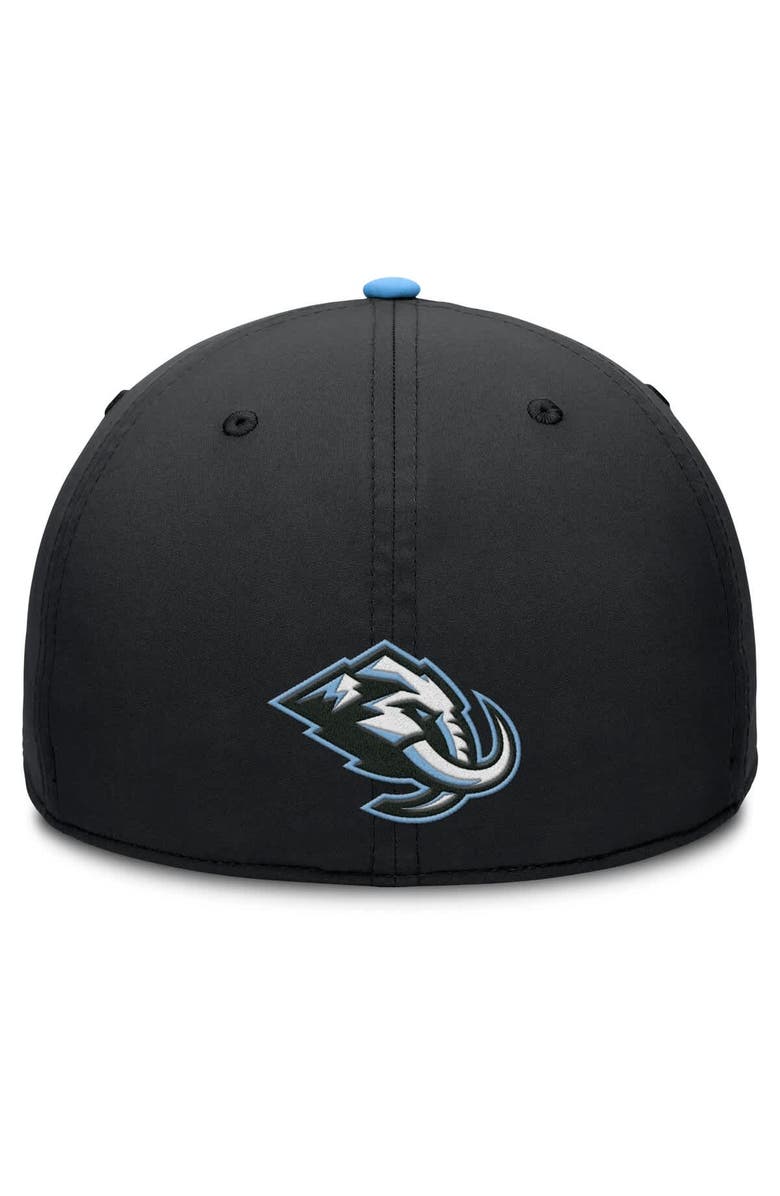 FANATICS Men's Fanatics Black/Light Blue Utah Mammoth Authentic Pro Rink Team Code Flex Hat, Alternate, color, Black