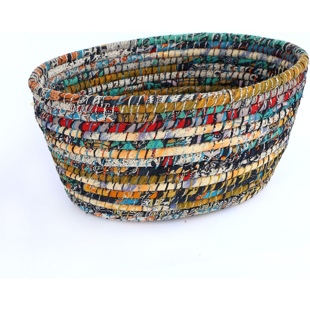 Ten Thousand Villages Bright Day Laundry Basket In Multi