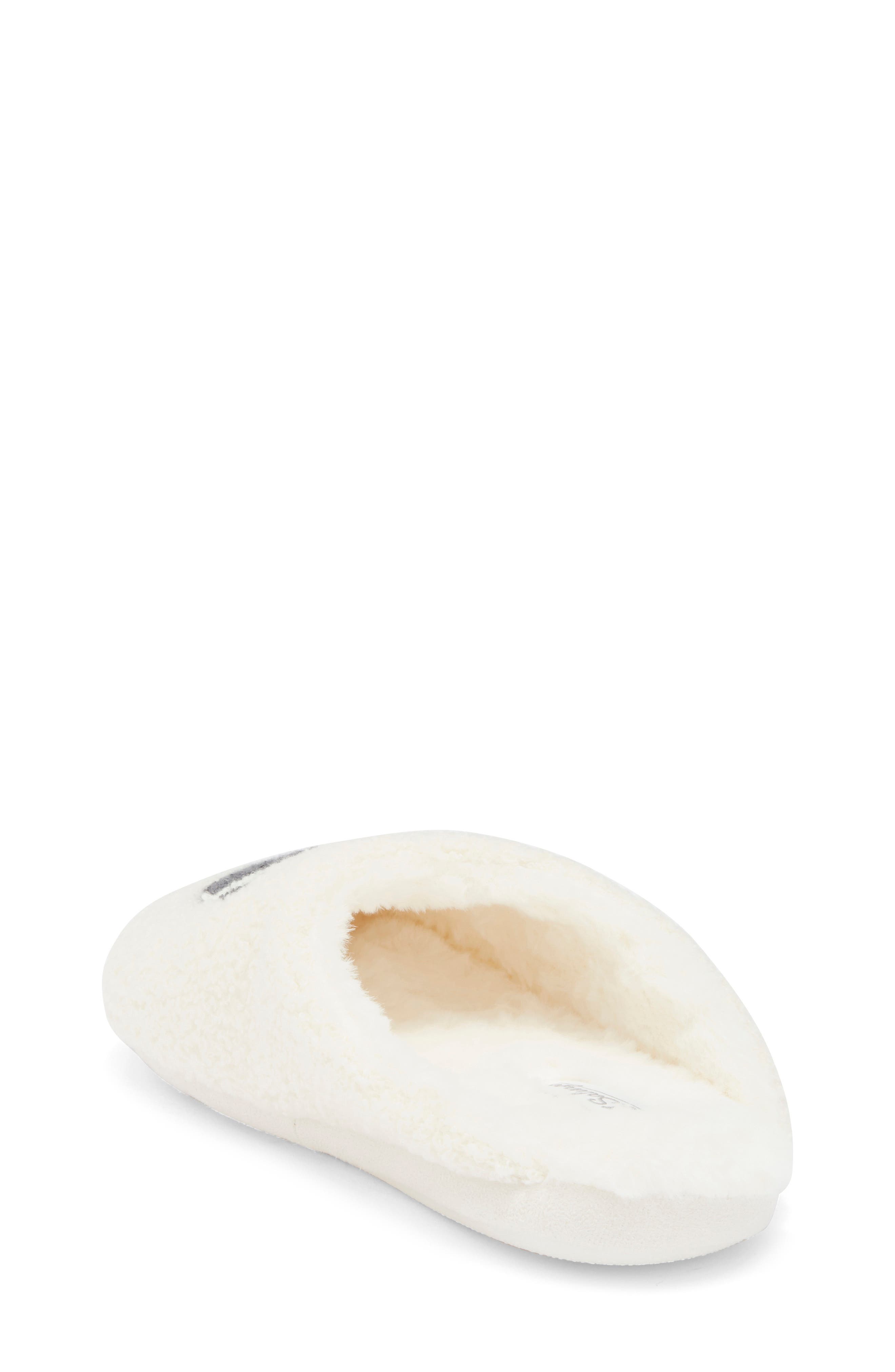 PJ Salvage Football Slipper, Alternate, color, Ivory