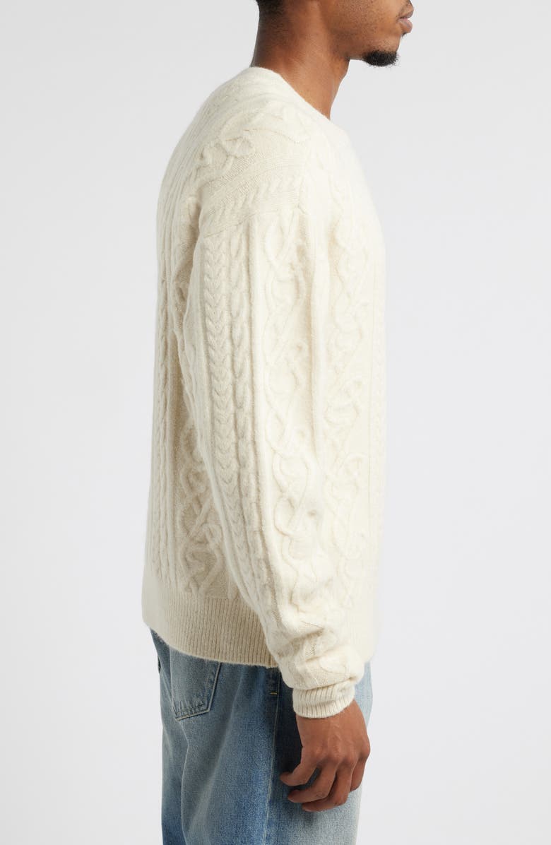 Elwood Antique Cable Knit Sweater, Alternate, color, 