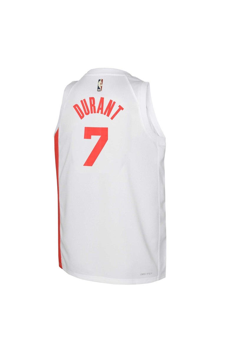 Nike Youth Nike Kevin Durant White Brooklyn Nets 2022/23 Swingman Jersey - Classic Edition, Alternate, color, 