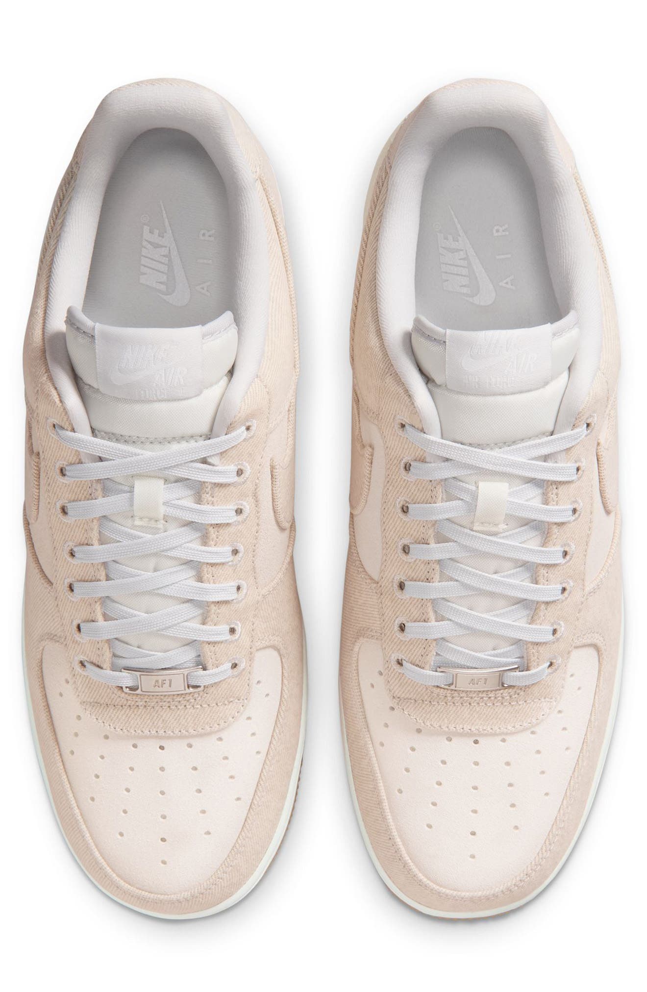Nike Air Force 1 '07 LV8 Denim Basketball Sneaker, Alternate, color, Vast Grey/ Summit White