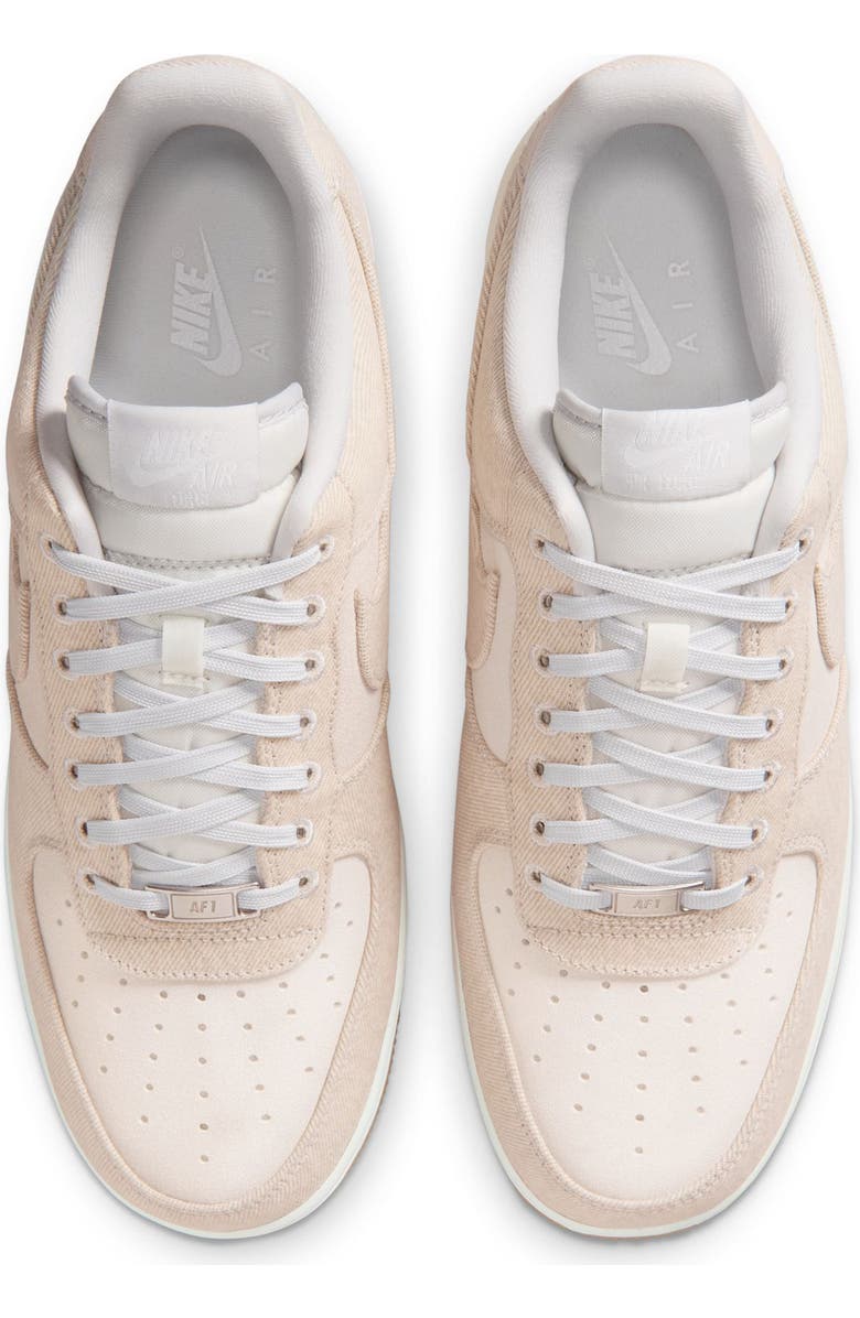 Nike Air Force 1 '07 LV8 Denim Basketball Sneaker, Alternate, color, Vast Grey/ Summit White