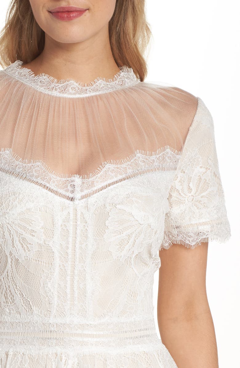 Tadashi Shoji S/S LACE TEA LENGTH DRS, Alternate, color,