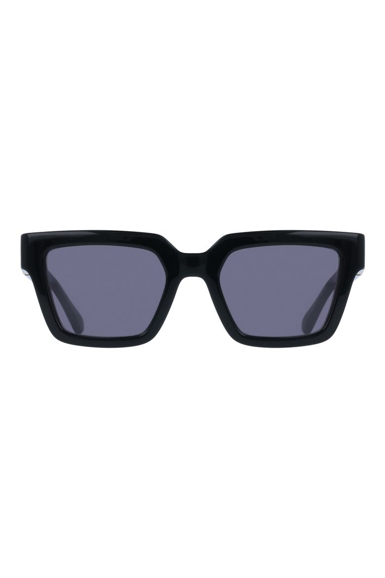 FERRAGAMO サングラス ブラック FERRAGAMO 52mm Square Sunglasses (Women) | Nordstrom