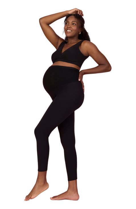 Essential Stretch Secret Fit Over the Belly Maternity Leggings