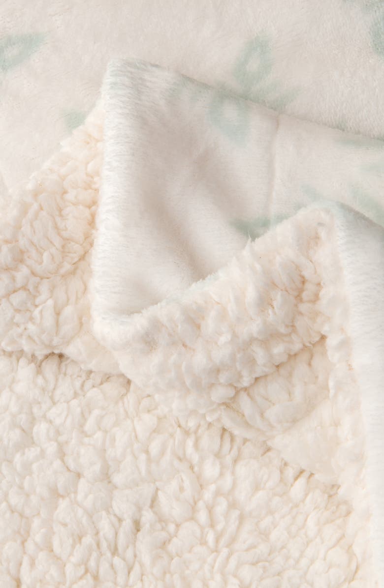 Woven & Weft Reversible Faux Shearling Blanket, Alternate, color, Ivory