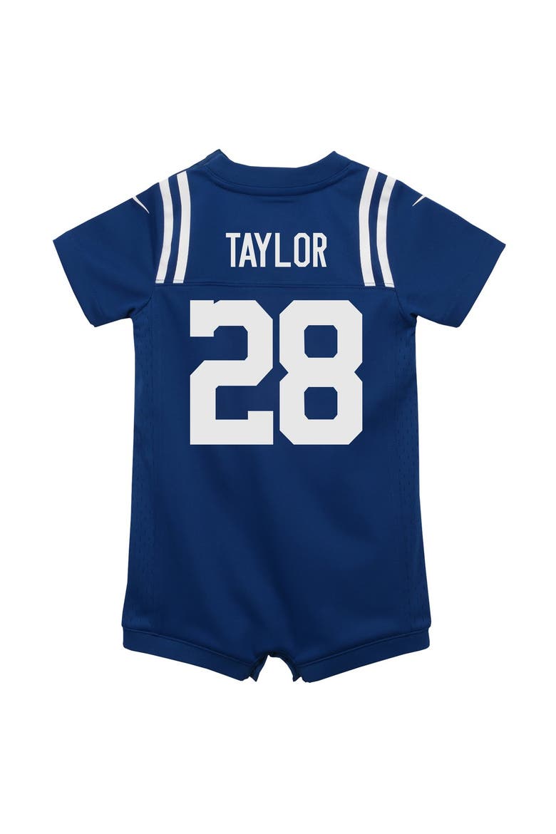 Newborn Nike Jonathan Taylor Royal Indianapolis Colts Romper Game Jersey, Alternate, color, Royal