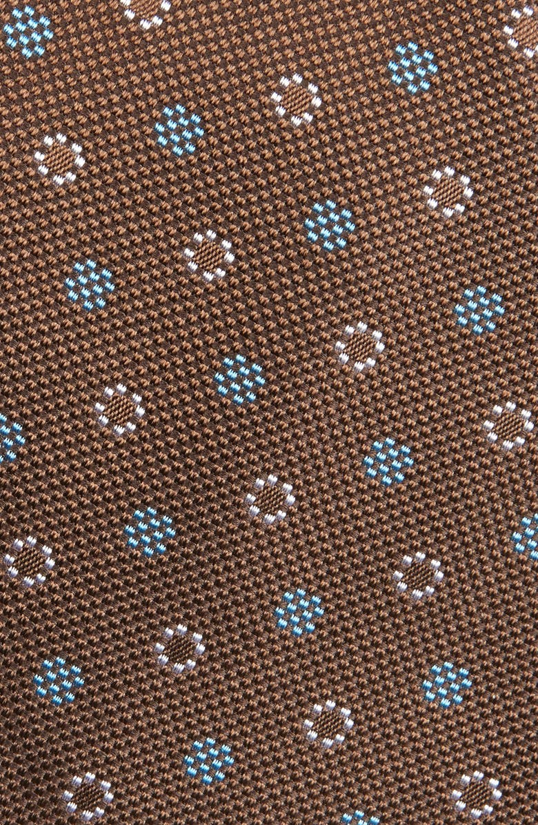 Duchamp Dot Silk Tie, Alternate, color, Brown