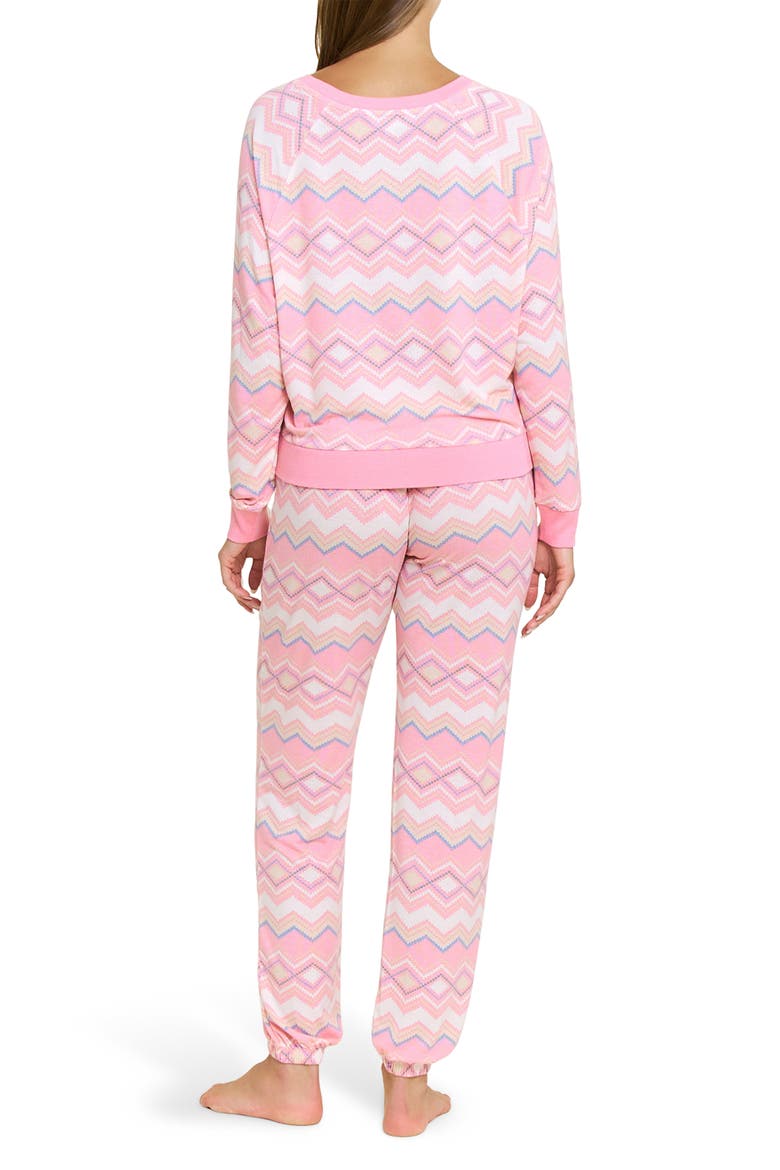 Star Seeker Brushed Jersey Pajamas, Alternate, color, PALOMA FAIRISLE