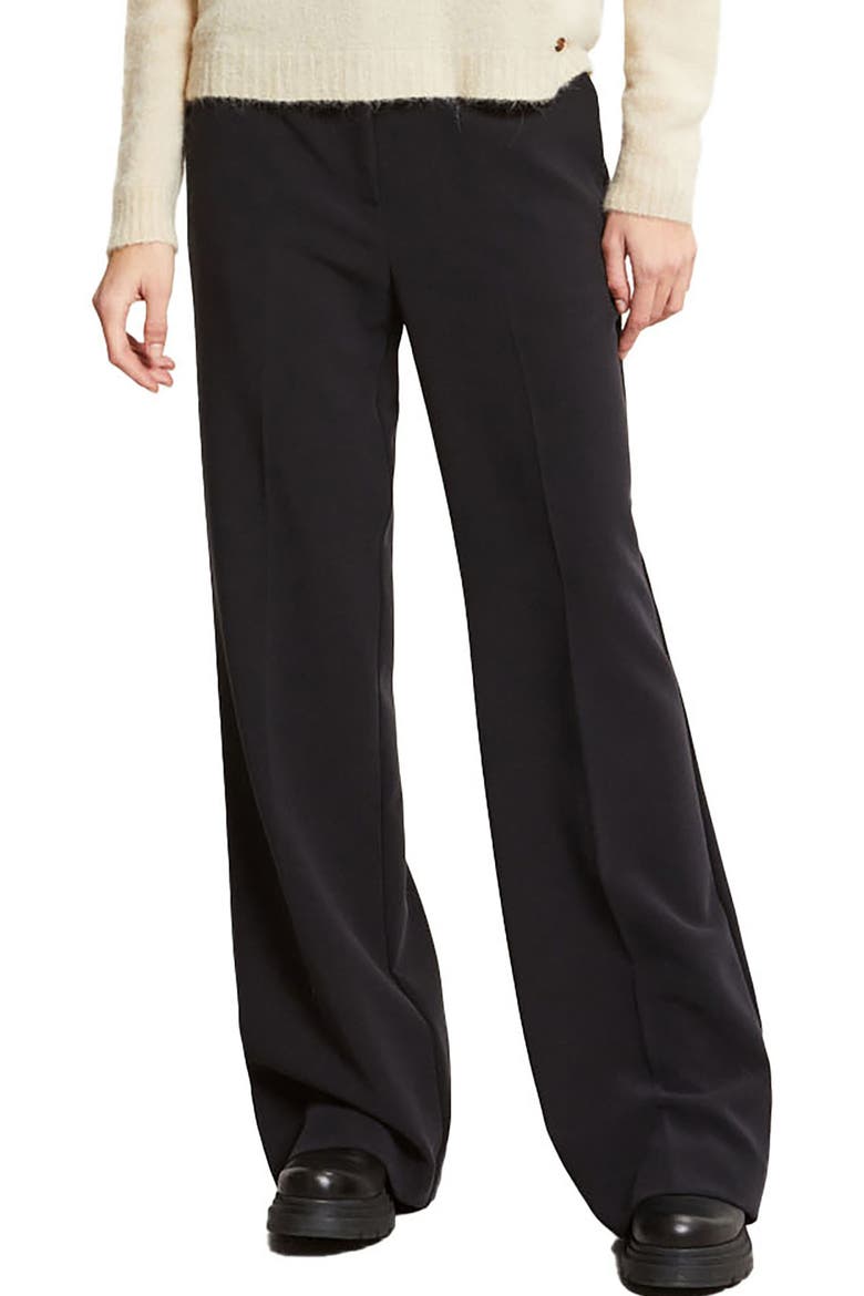 Palazzo Trousers, Main, color, Black