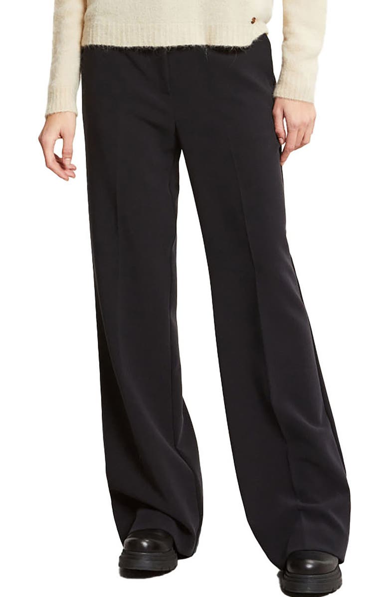 ottod'Ame Palazzo Trousers, Main, color, Black