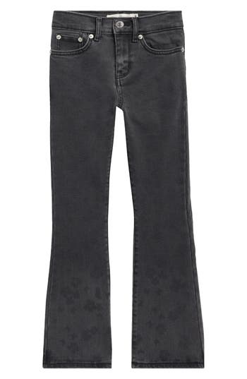 Levi's Kids' Faded Art Flare Jeans In Black