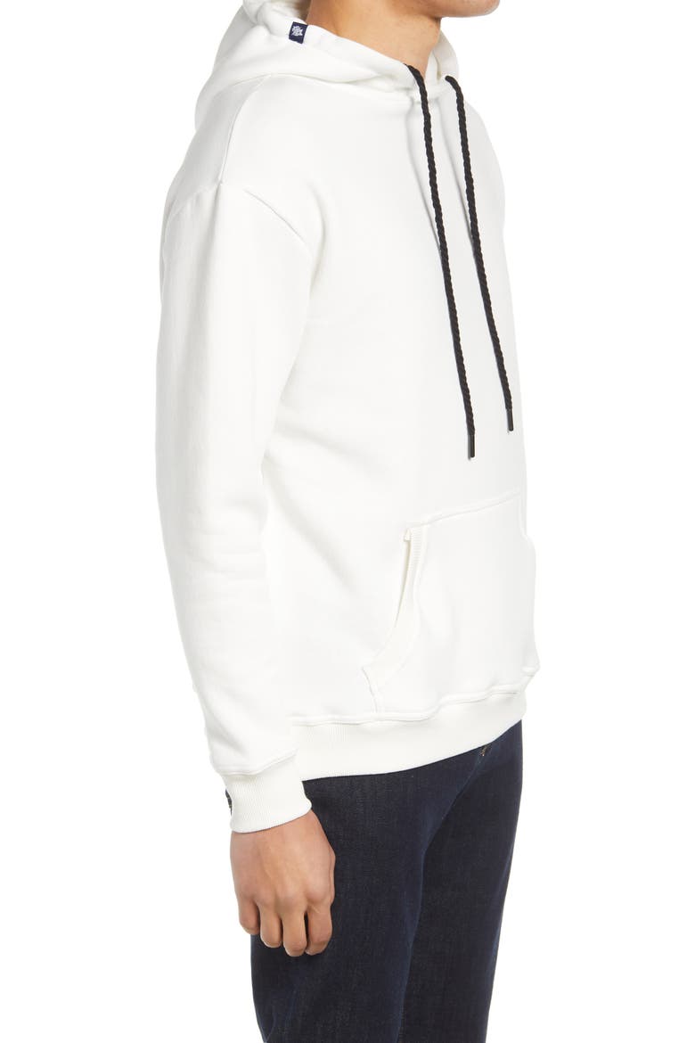 Solid Fleece Hoodie, Alternate, color, CREAM