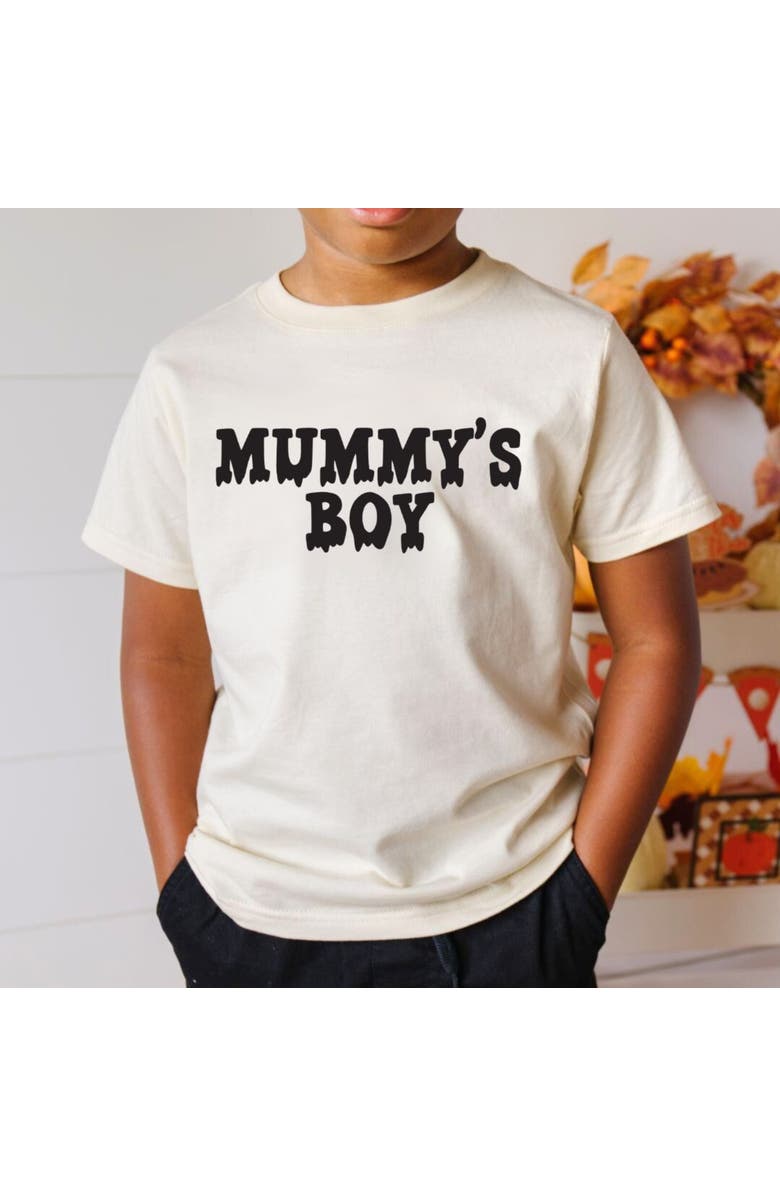 Sweet Wink Mummy's Boy Halloween Short Sleeve T-Shirt, Alternate, color, 