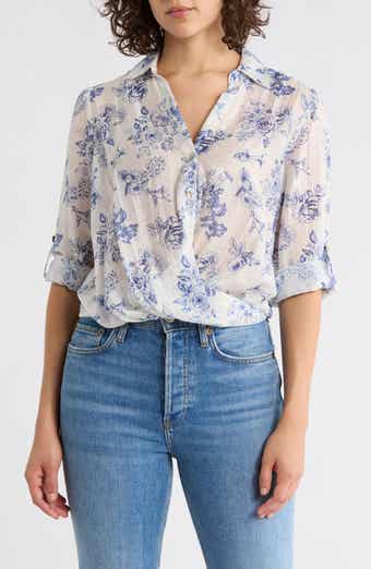 CHENAULT Print Woven Top