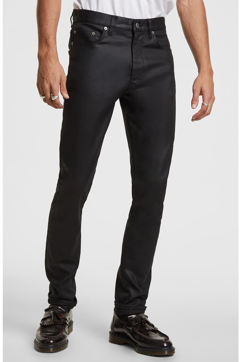 Chitch Black Wax Slim Fit Jeans, Main, color, BLACK
